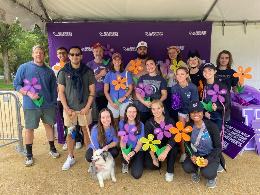 Trainees and Mentors at the Alzheimer's Walk in October 2025